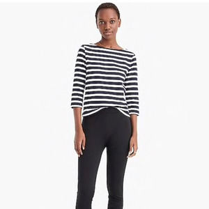 J.Crew Any Day Pant in Eco Ponte in Black w/ Zip Back Size Medium